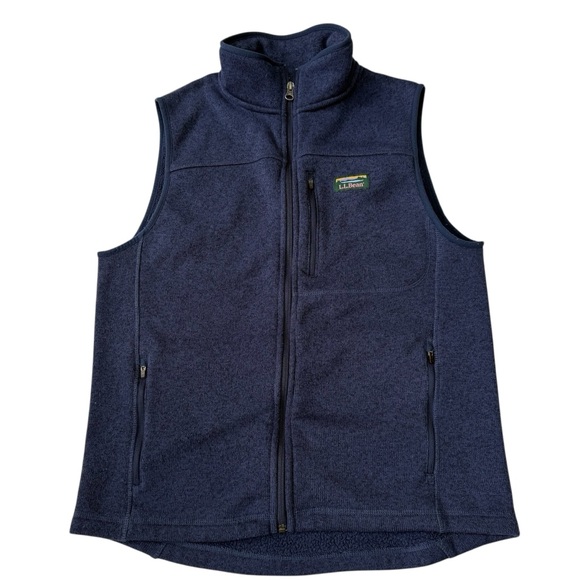 L.L. Bean Other - Men’s L.L. Bean Heathered Blue Sweater Fleece Vest | Size Medium